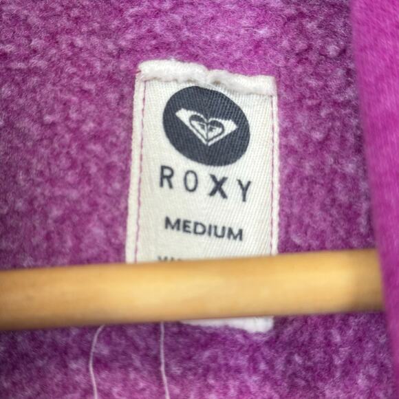 Roxy Purple Pullover Hoodie Women’s M - Picture 7 of 9